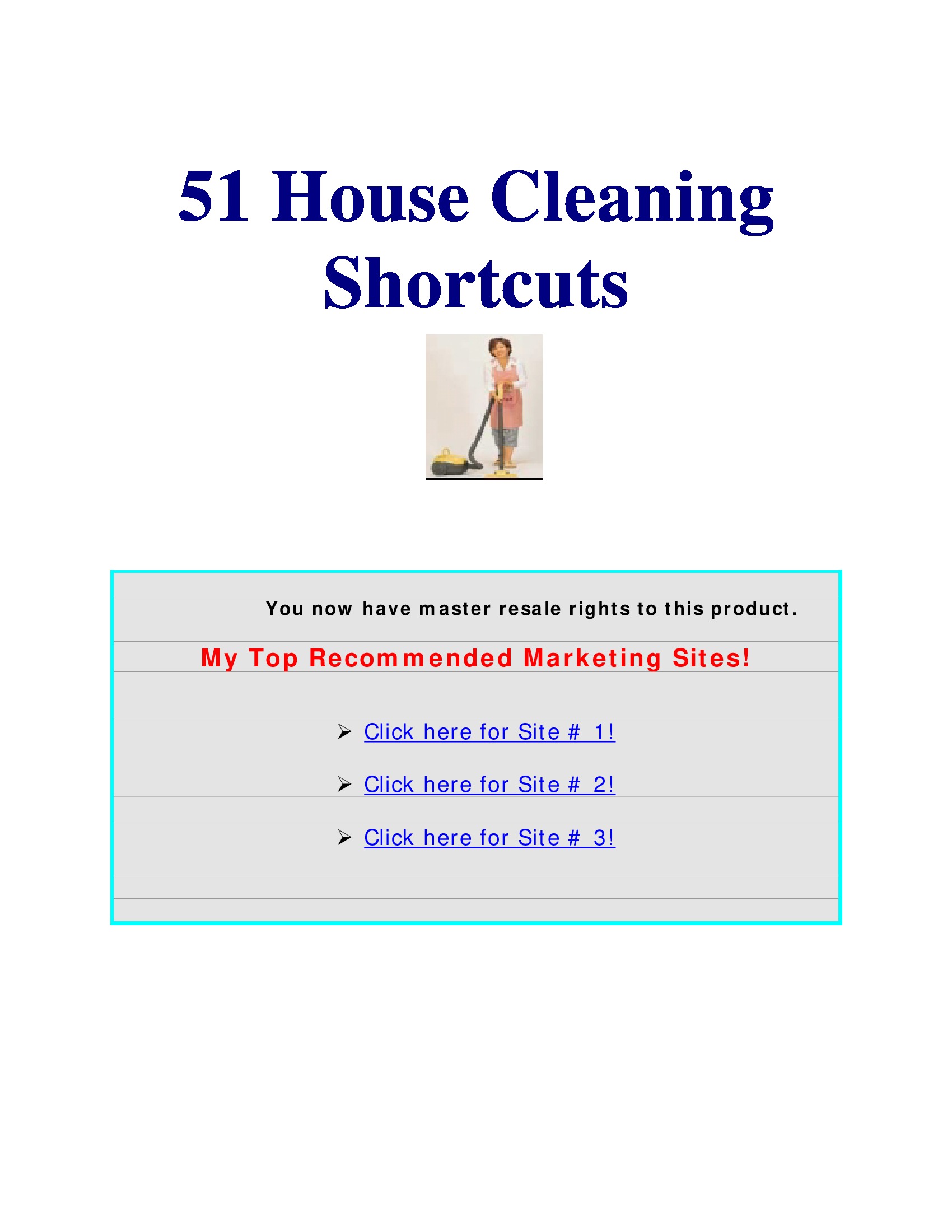 51 house cleaning shortcuts