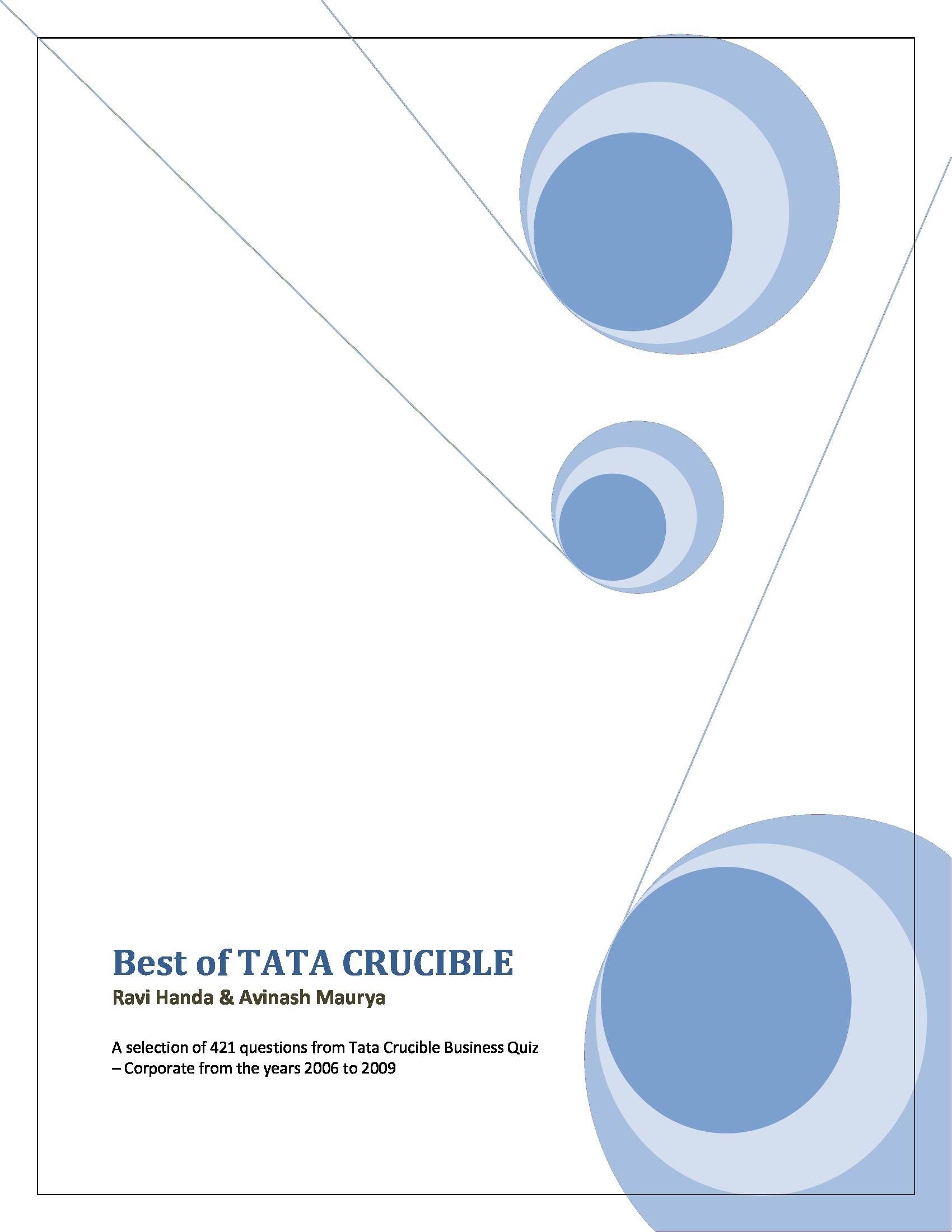 Best of Tata Crucible