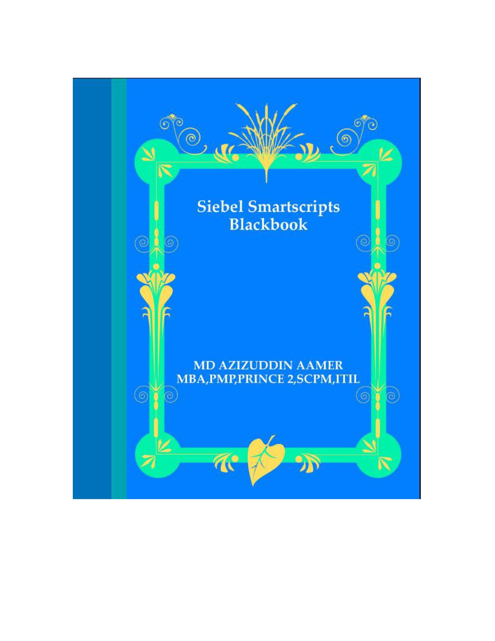 Siebel Smartscripts Blackbook | Pothi.com