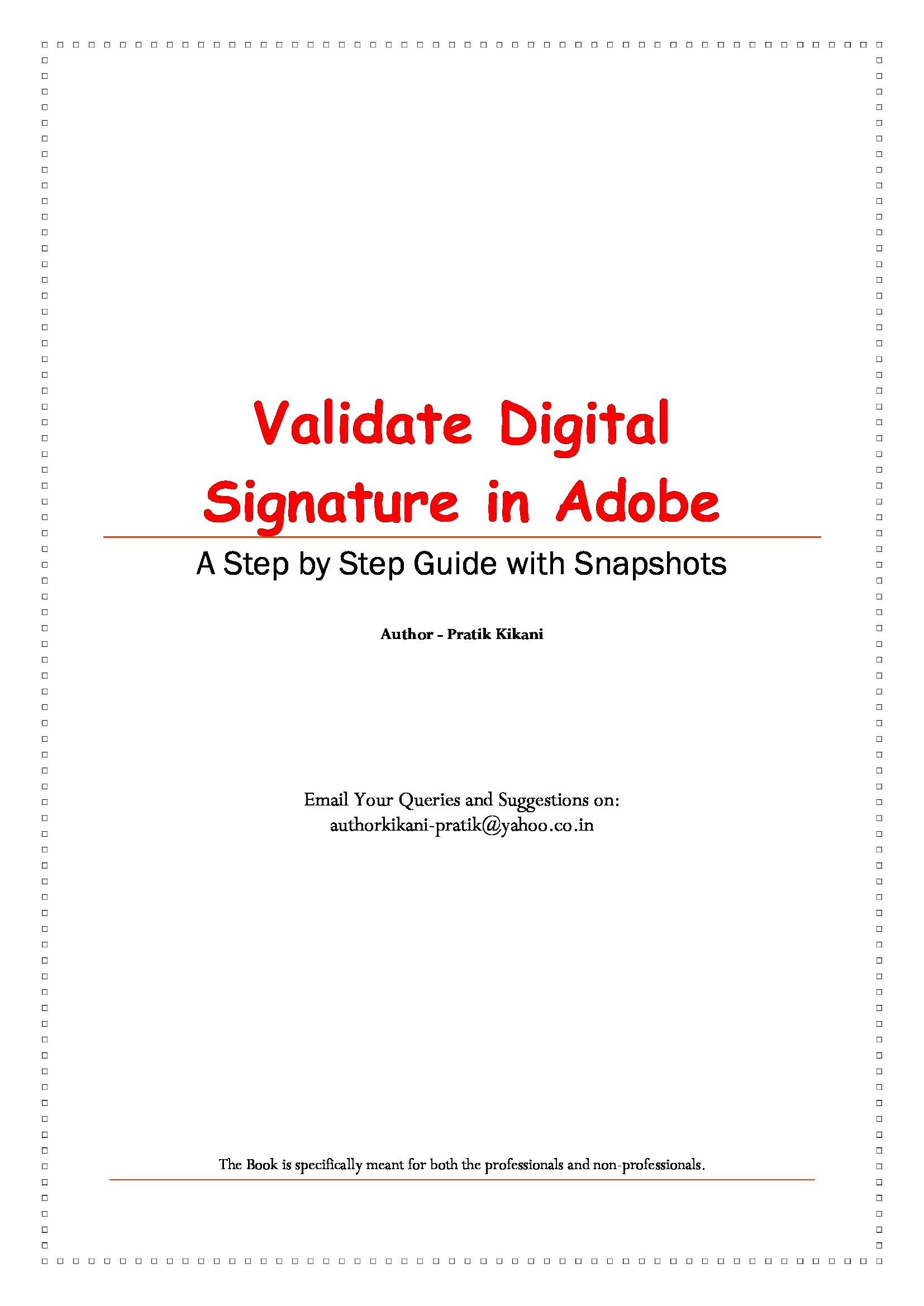 setup digital signature in adobe
