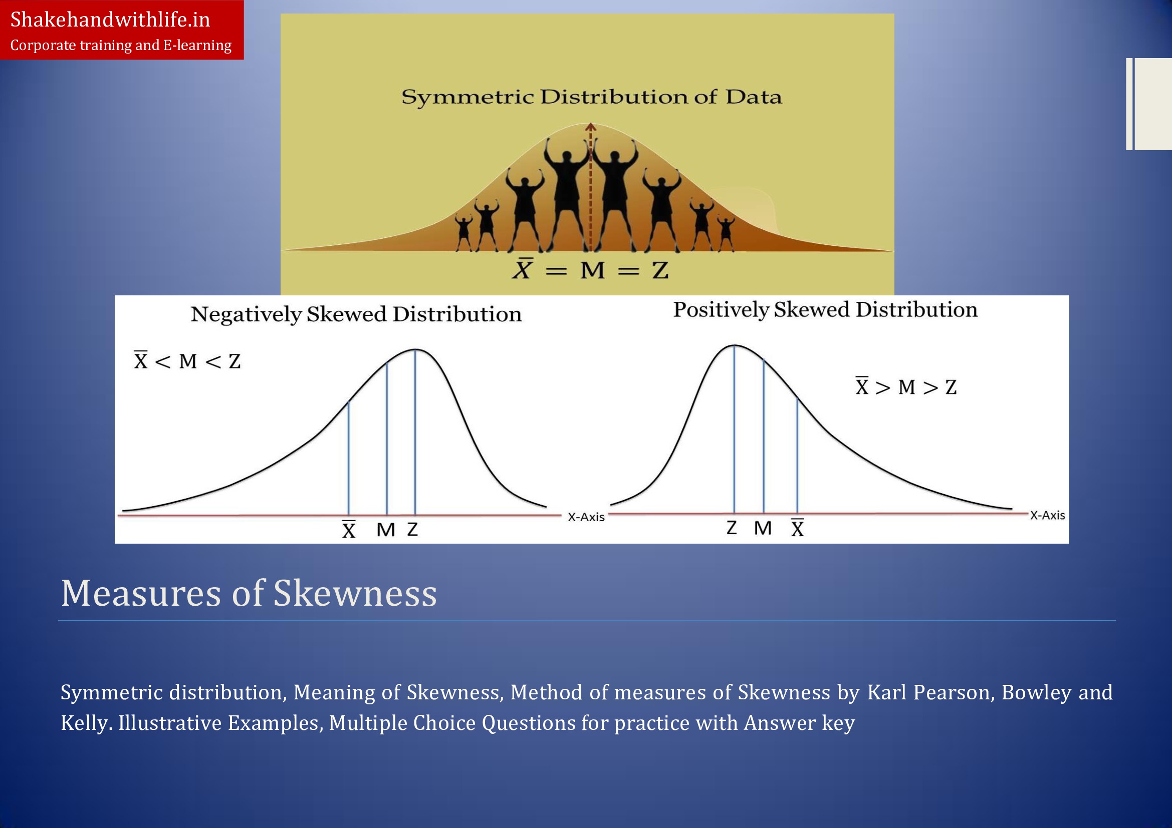 Coefficient of skewness calculator software method