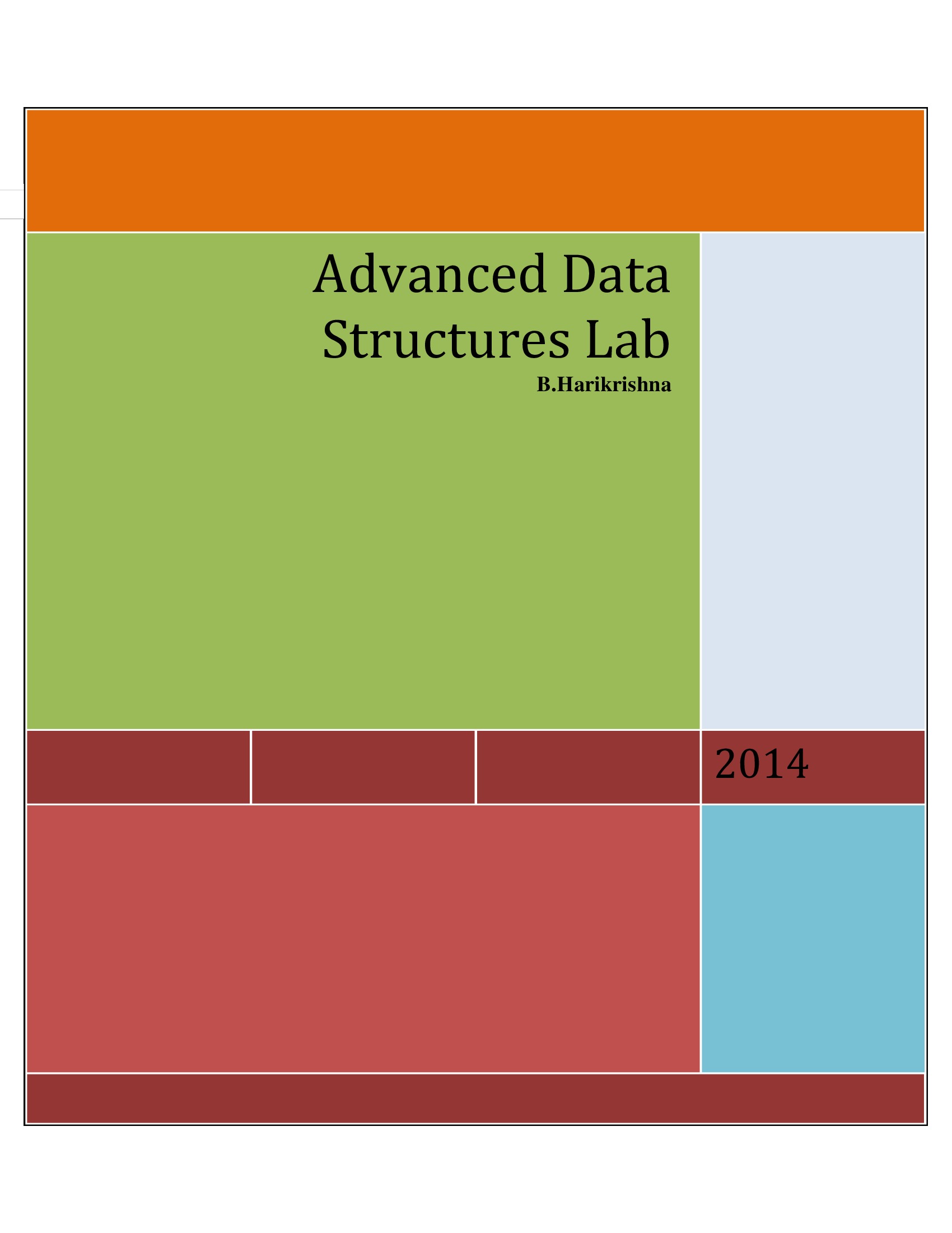 Advancecd Data Structures Lab | Pothi.com