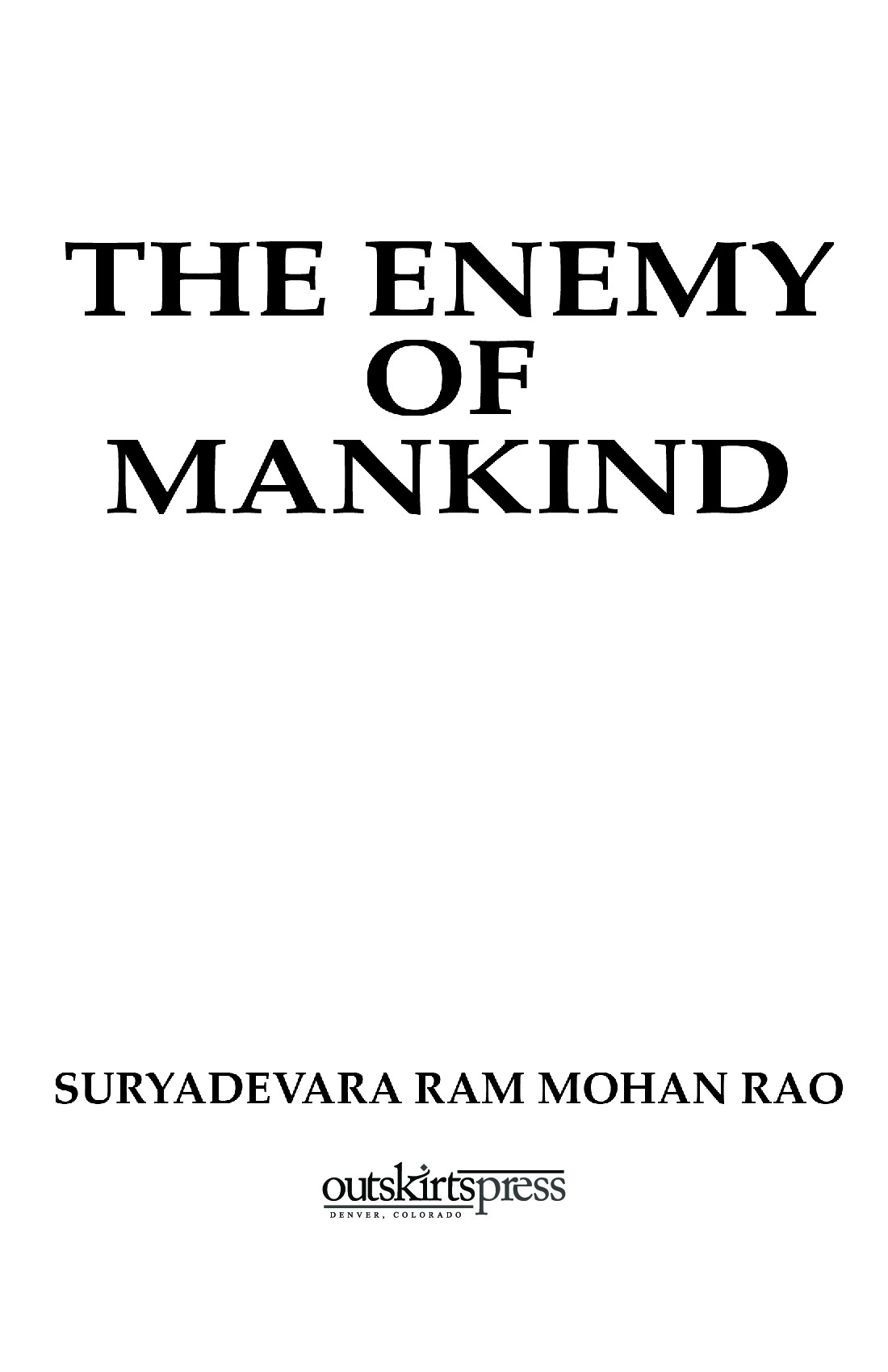 The Enemy of Mankind