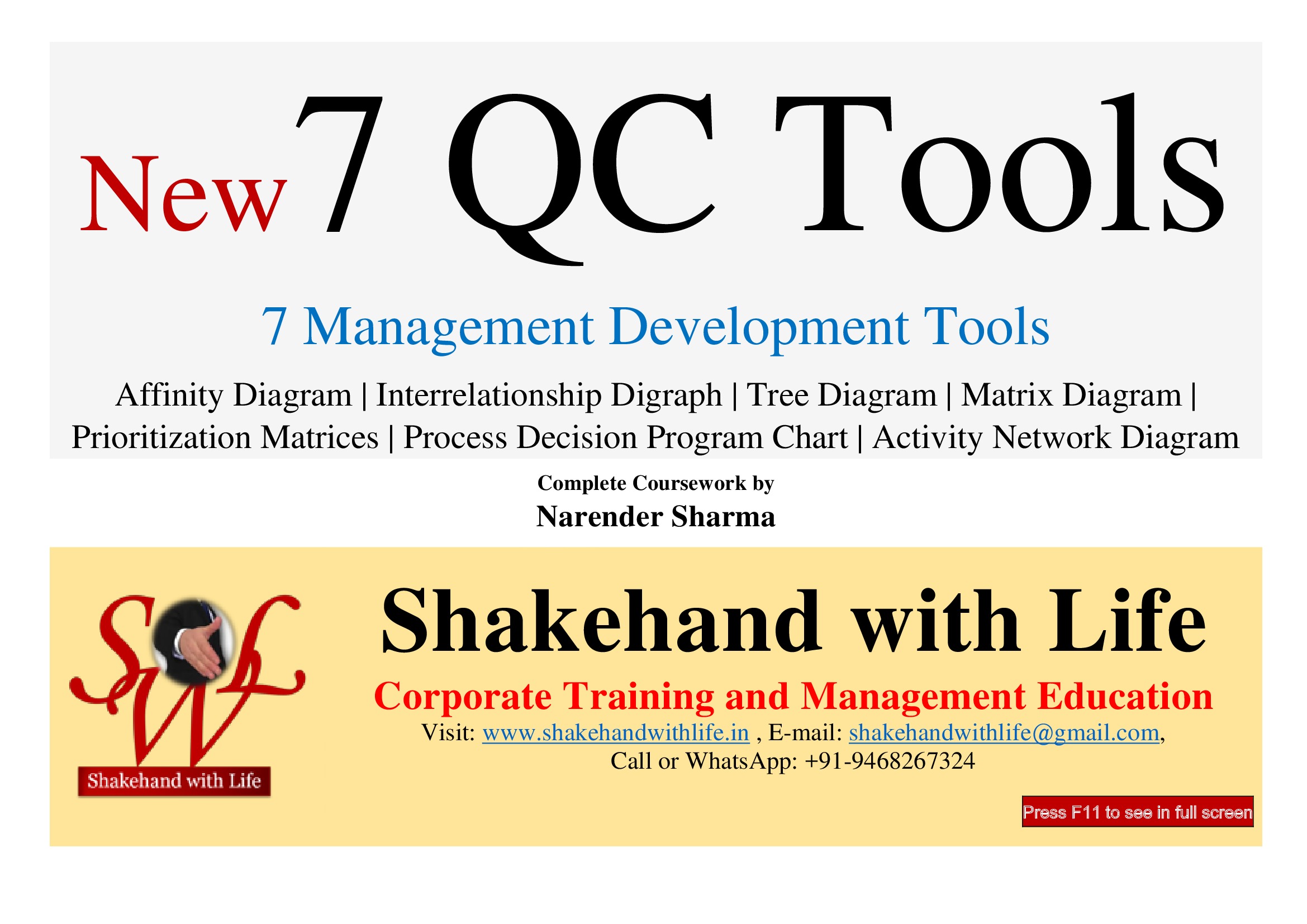 New 7 Qc Tools Revised Complete Training Coursework