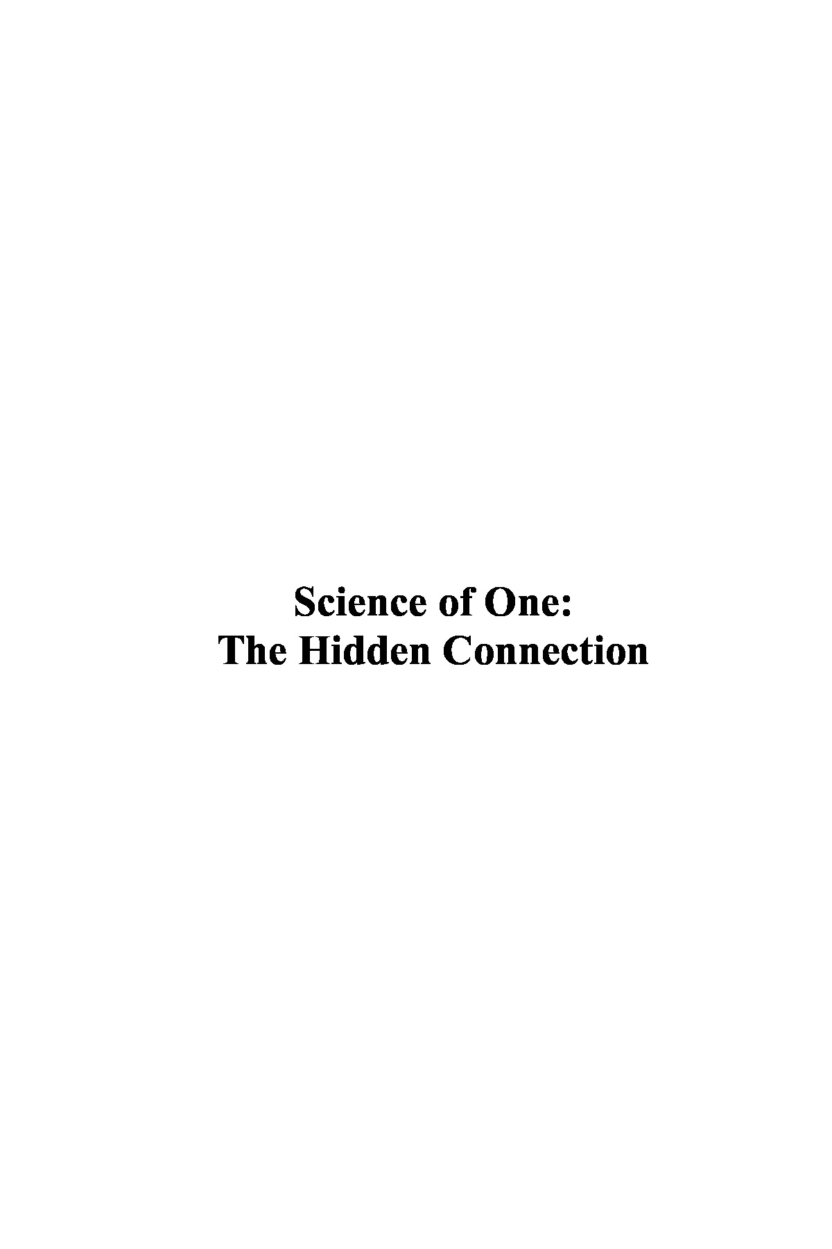 Science Of One Pothi