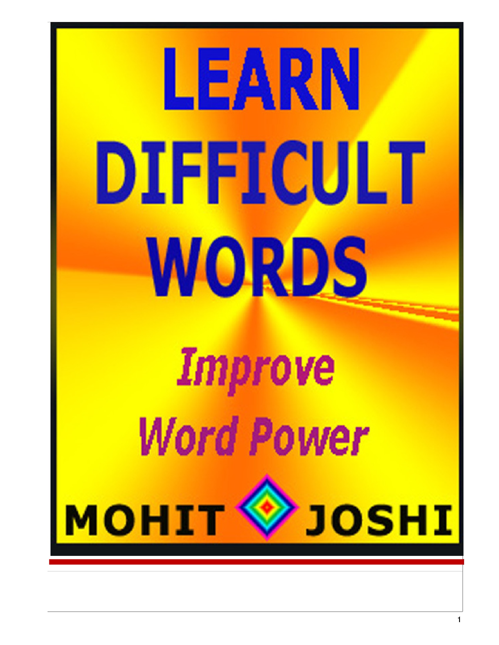 Difficult Words Grade 2