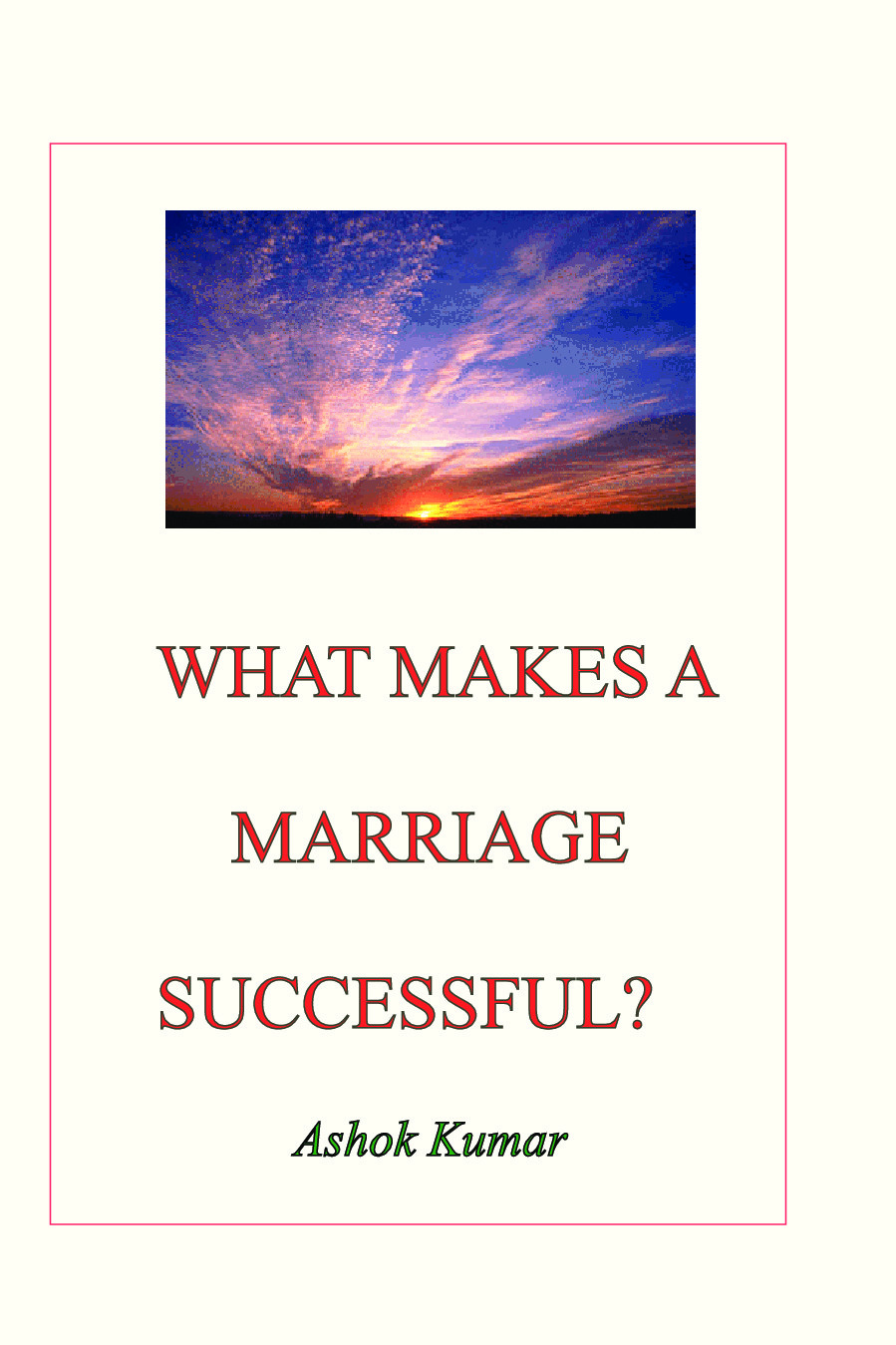 successful marriage case study