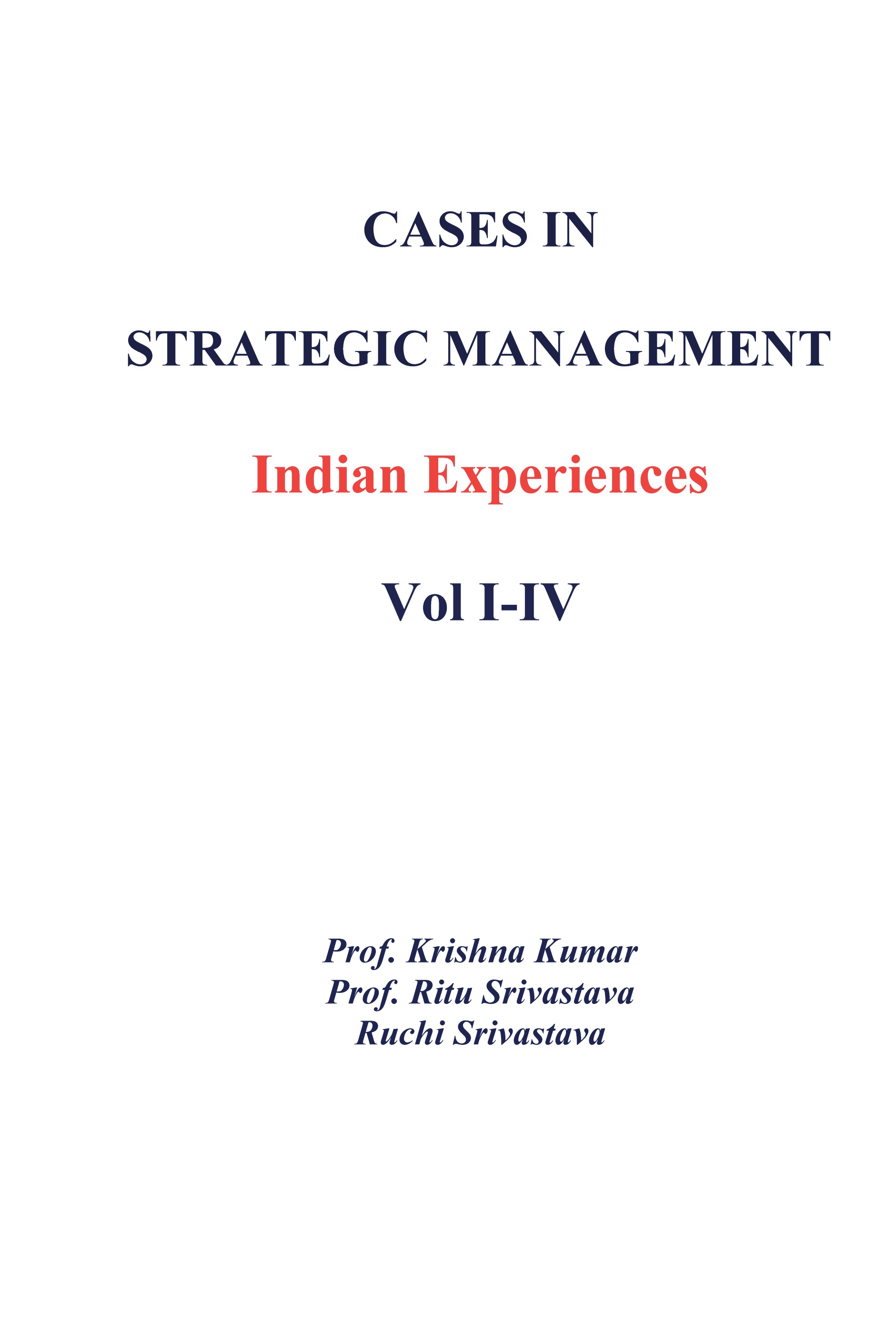 strategic management case study india