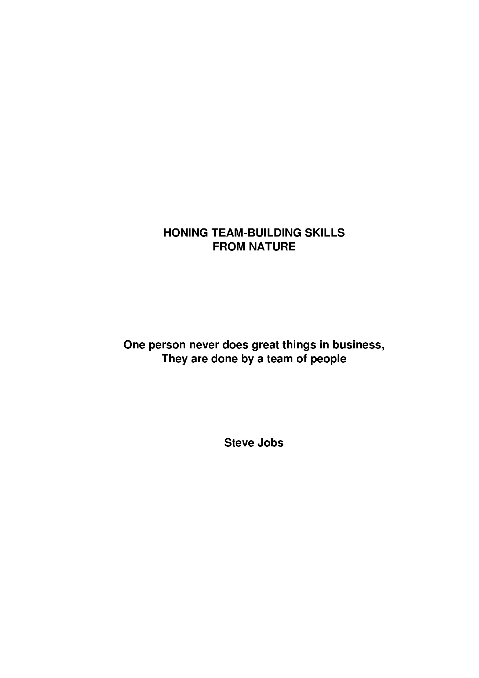 honing-team-building-skills-from-nature-pothi