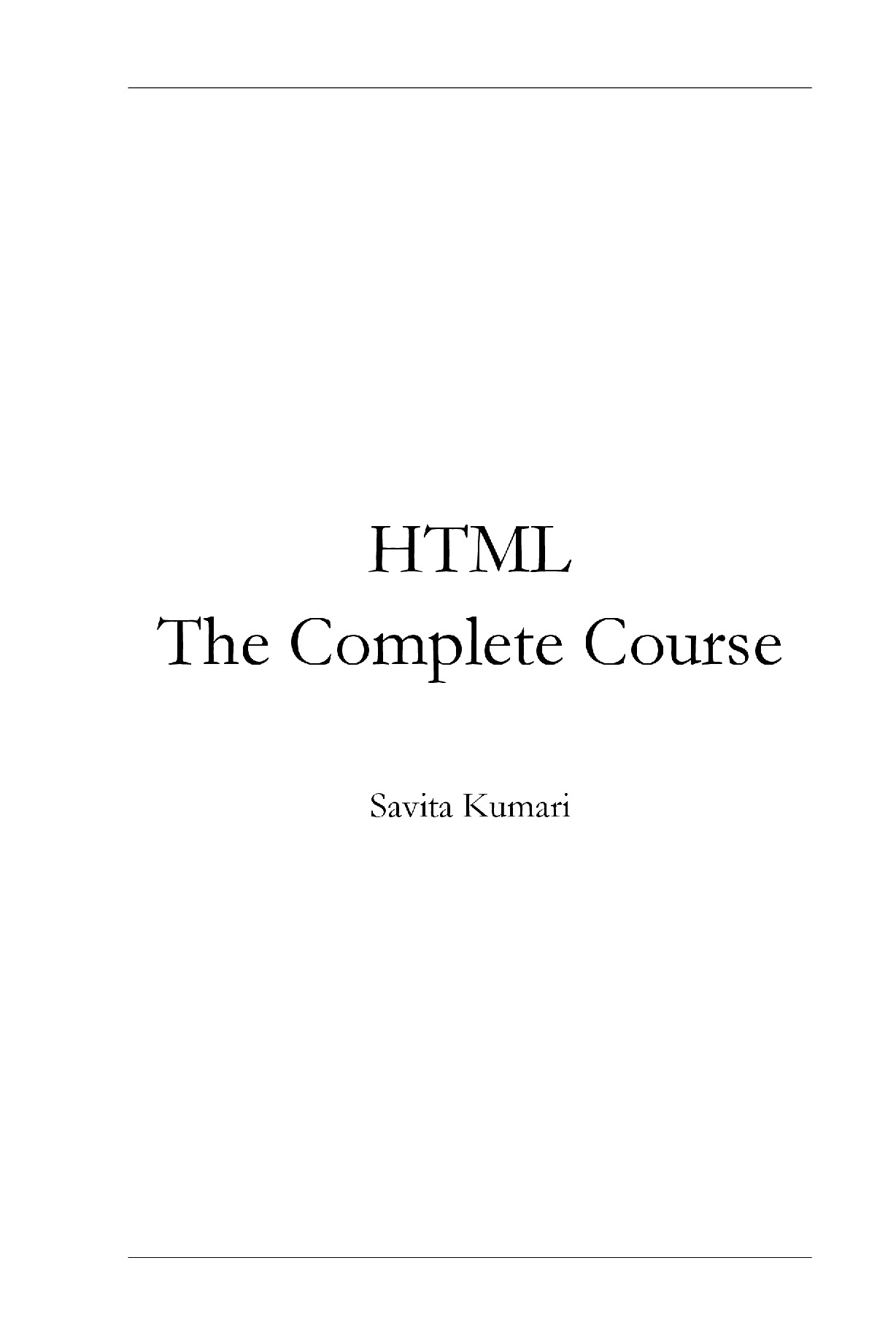 Best Html Learning Book Pdf at Lucy Via blog