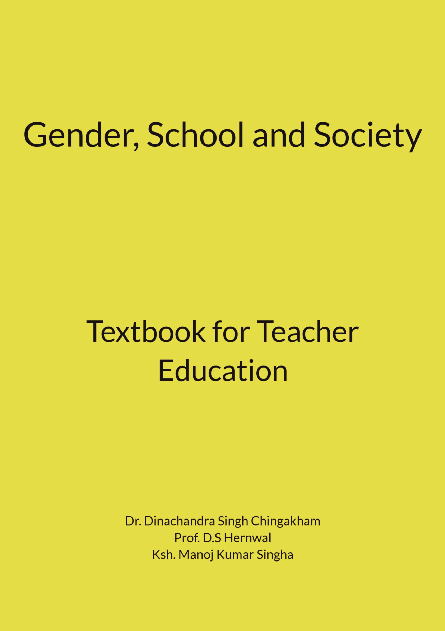 Gender, School And Society | Pothi.com