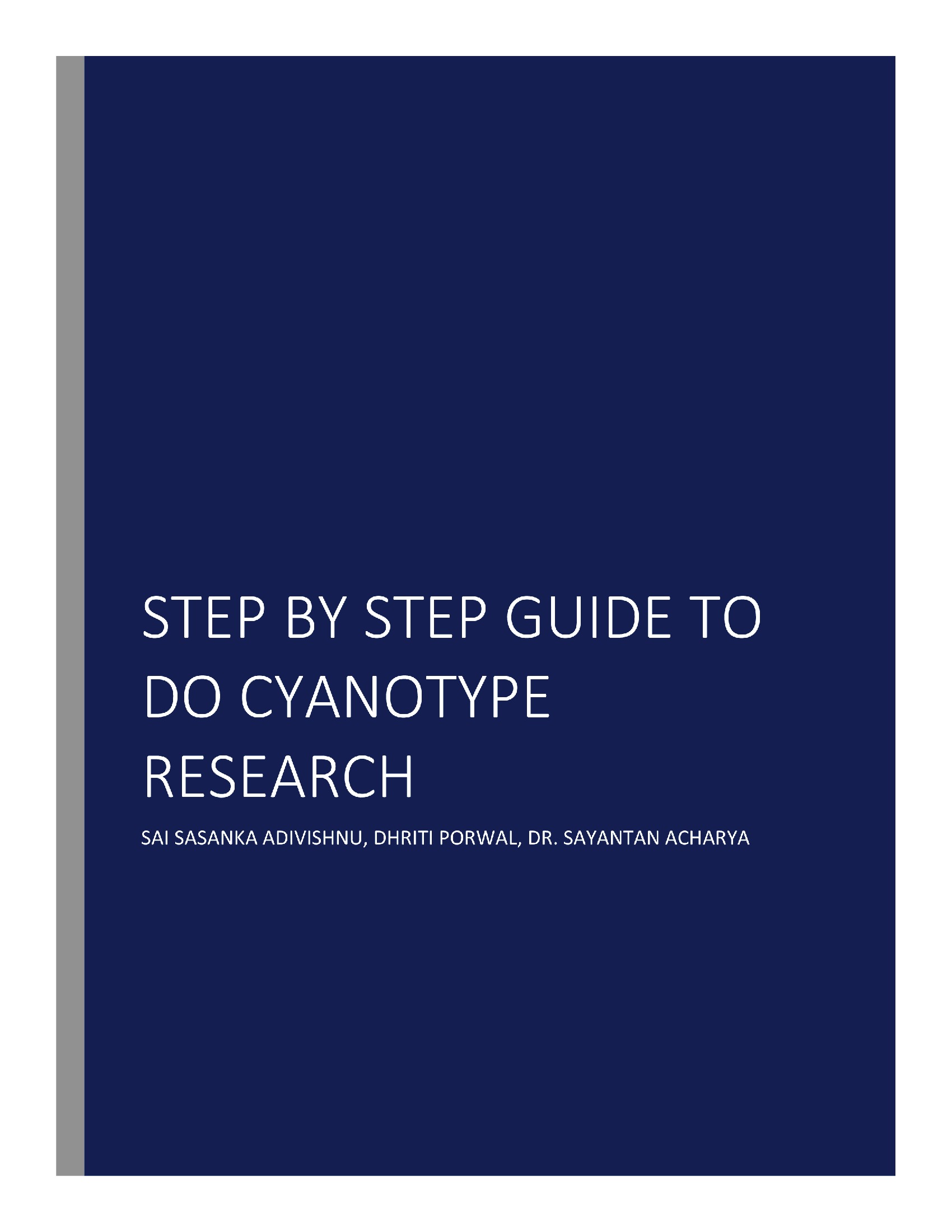 Cyanotype Step Chart.pdf STEP BY STEP GUIDE TO DO CYANOTYPE RESEARCH | Pothi.com