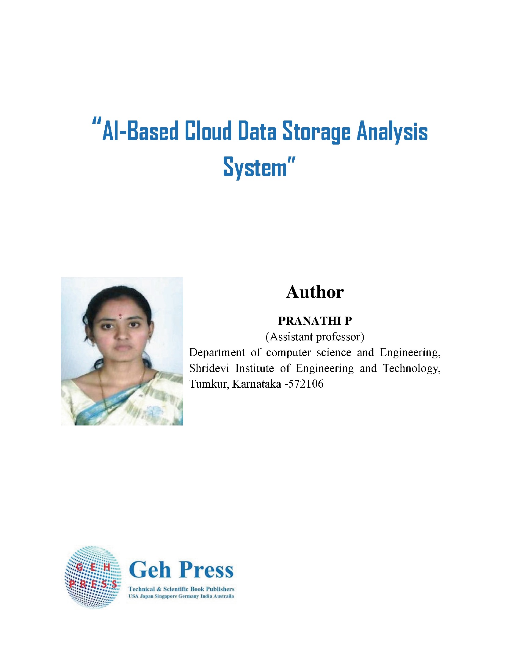 AI-Based Cloud Data Storage Analysis System | Pothi.com