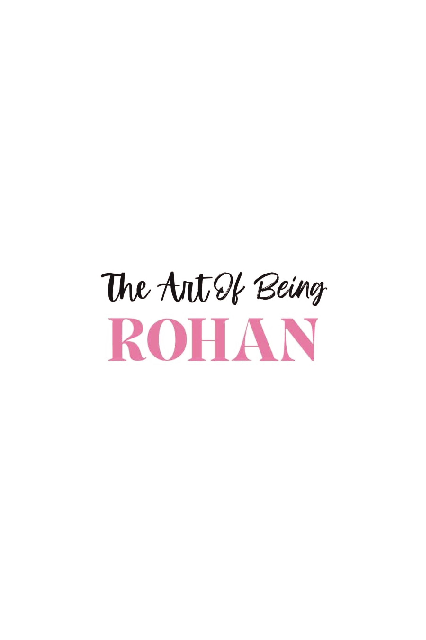 The Art Of Being Rohan | Pothi.com
