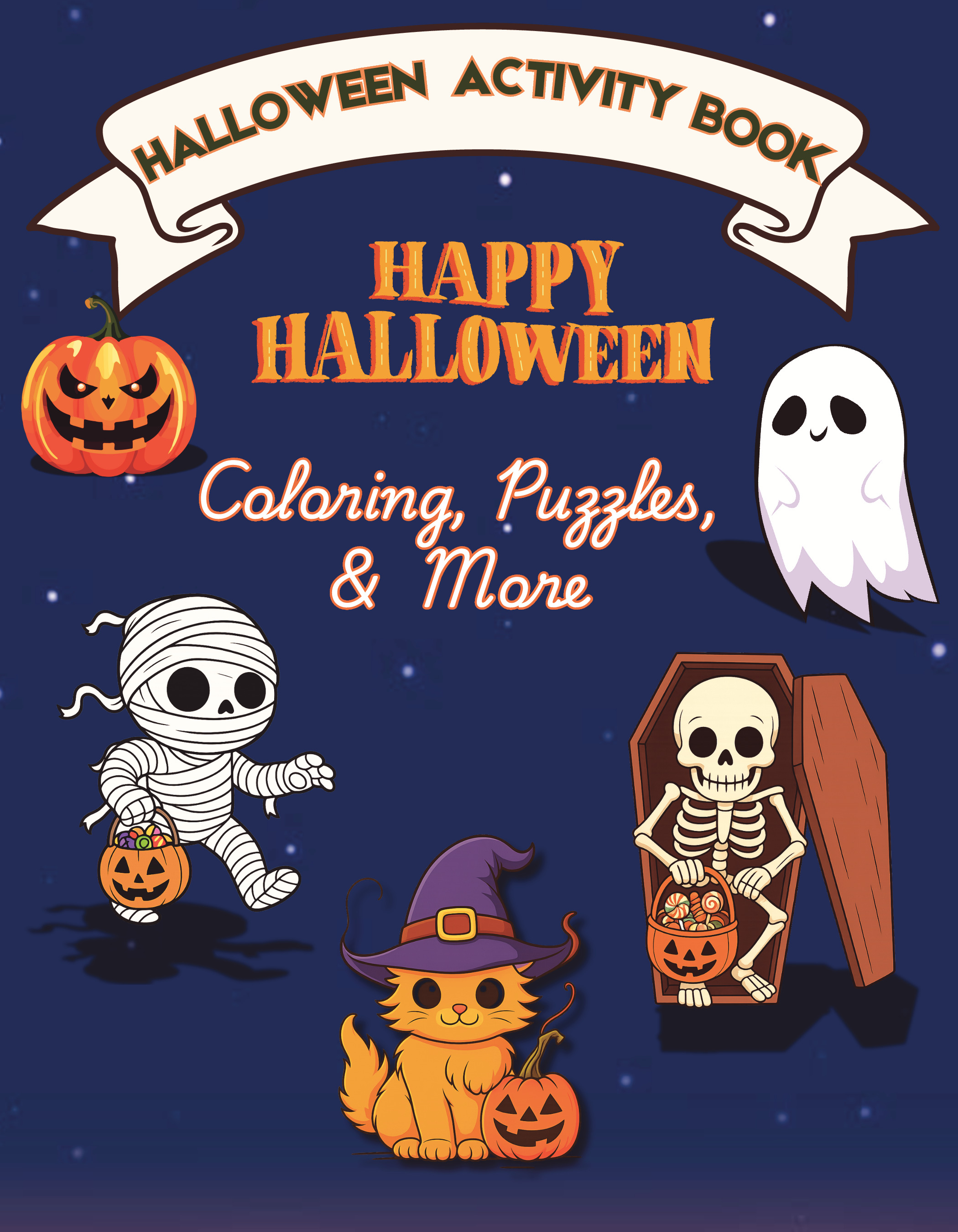 Halloween Activity Book Pothi