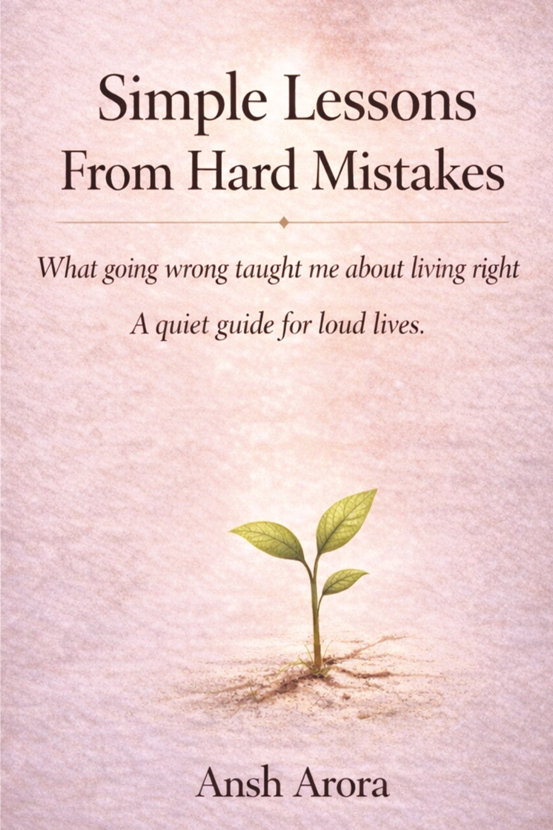 Simple Lessons From Hard Mistakes | Pothi.com