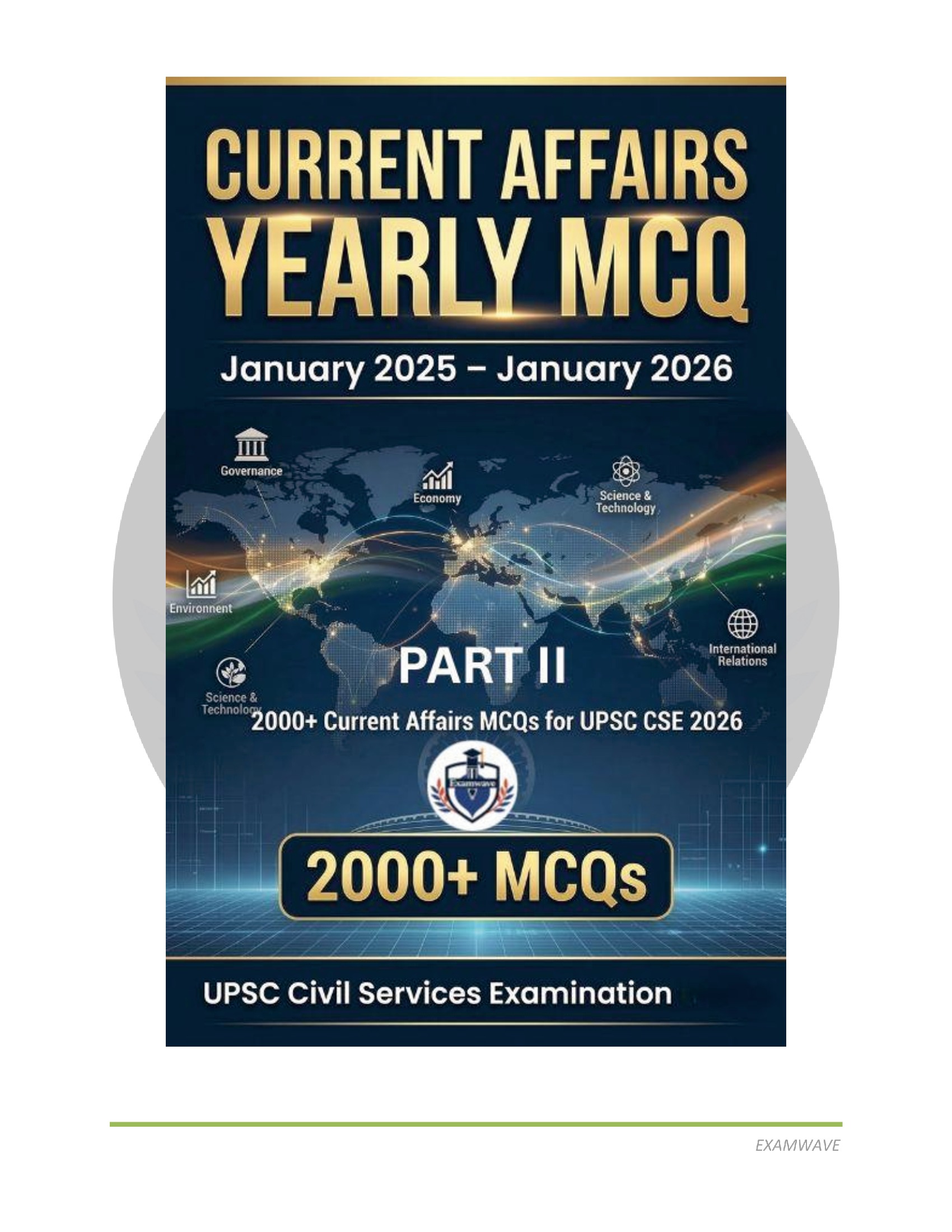 Current Affairs Yearly MCQ 2025–2026: 2000+ Current Affairs MCQs for ...